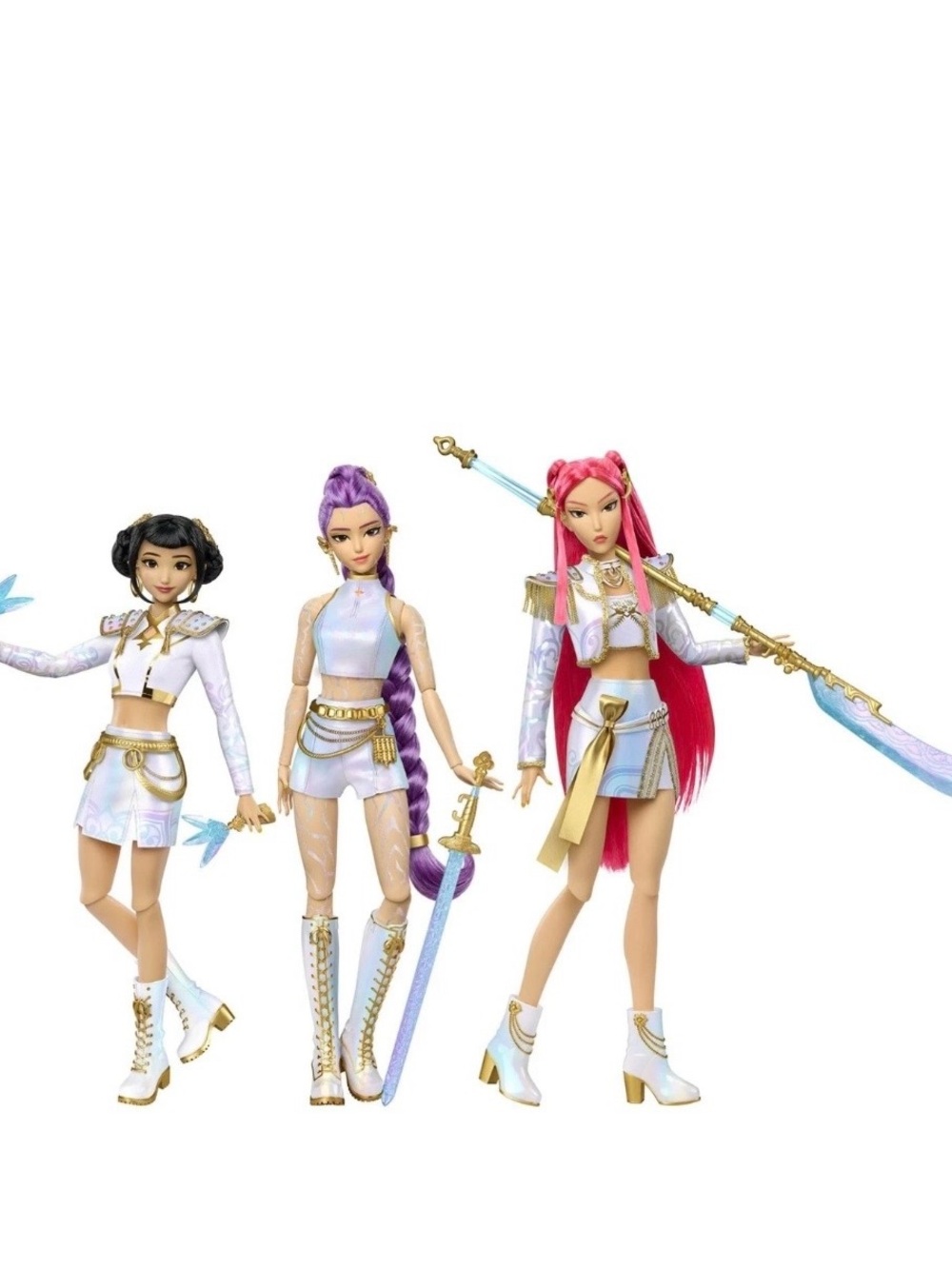 Mattel Creations HUNTR/X Rumi, Mira, Zoey “What It Sounds Like” 3-Pack New
